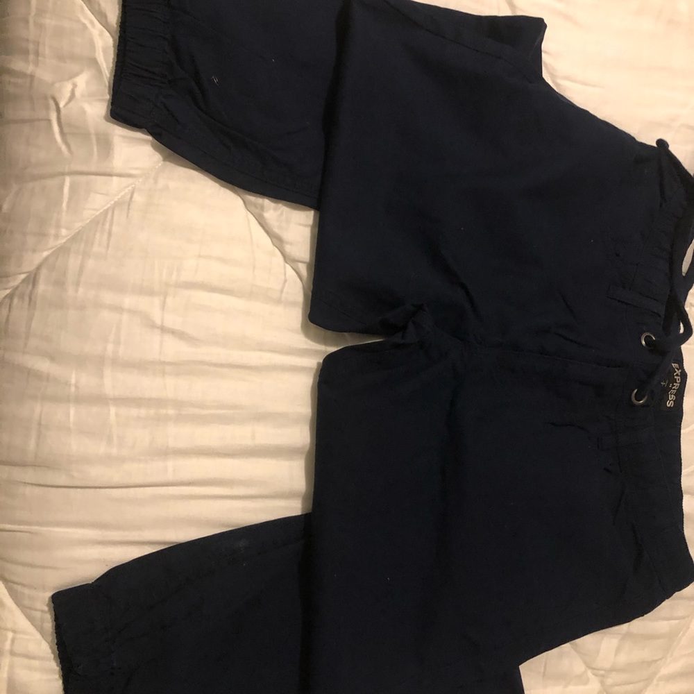 Express joggers navy blue